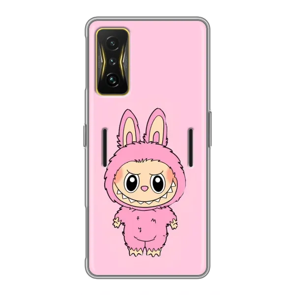 Чохол з принтом «Рожевий Лабубу» для Xiaomi POCO F4 GT