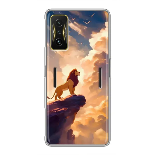 Чохол з принтом «Сімба на скелі» для Xiaomi POCO F4 GT