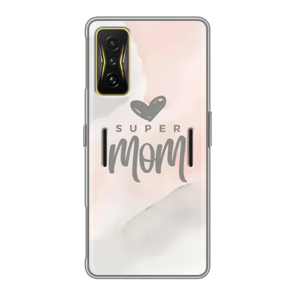 Чохол з принтом «Супер мама» для Xiaomi POCO F4 GT