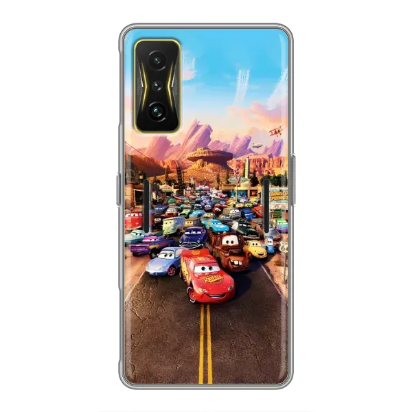 Чохол з принтом «Тачки на трасі» для Xiaomi POCO F4 GT Чохол з принтом «Тачки на трасі» для Xiaomi POCO F4 GT