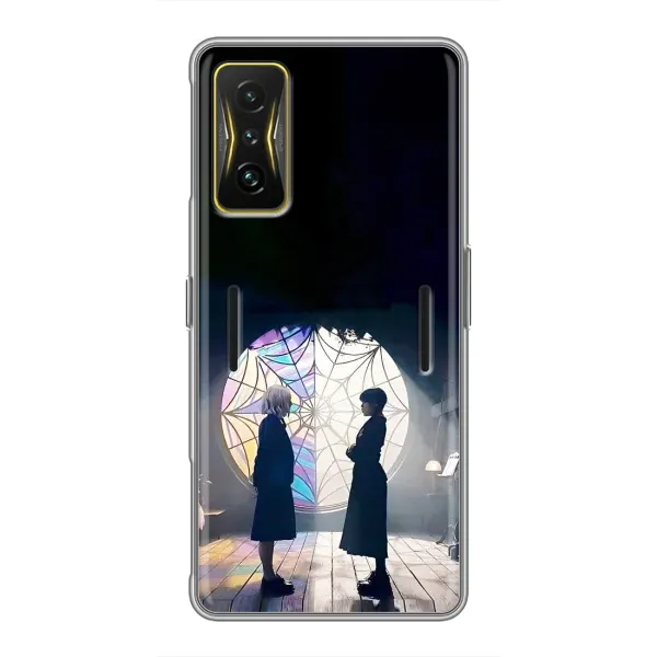 Чохол з принтом «Венздей та Інід» для Xiaomi POCO F4 GT Чохол з принтом «Венздей та Інід» для Xiaomi POCO F4 GT