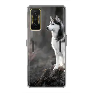Чохол з Хаскі Xiaomi POCO F4 GT - (AlphaPrint) (Вірний собака)