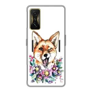Чохли з картинкою Лисичка для Xiaomi POCO F4 GT (VPrint) (Весела лисичка)