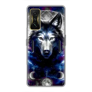 Захисні чохли для Сяомі POCO F4 GT (AlphaPrint) (ХІТ продаж) ВОВК (Вовк)