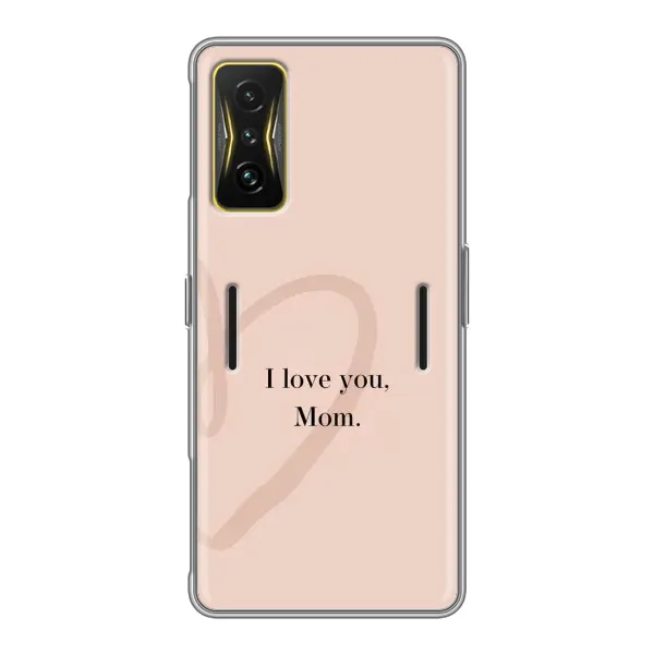 Чохол з принтом «Серце мамі» для Xiaomi POCO F4 GT