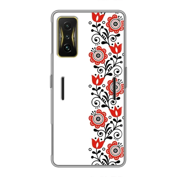 Чехол с принтом «Яркая вишиванка» для Xiaomi POCO F4 GT Чехол с принтом «Яркая вишиванка» для Xiaomi POCO F4 GT