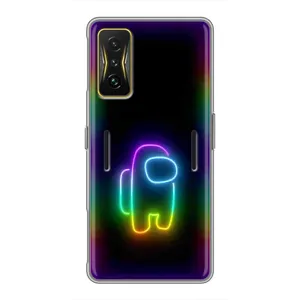 Чехол Амонг Ас для Xiaomi POCO F4 GT (AlphaPrint) (Яркий скин)