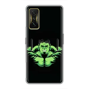 Чохли з героями Марвел Xiaomi POCO F4 GT (VPrint) (Зелений Халк)