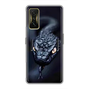 Чохол з картинкою 'Хижаки' для Xiaomi POCO F4 GT (Чорна змія)
