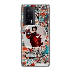 Чохол з принтом «Айронмен» для Xiaomi POCO F5 Pro