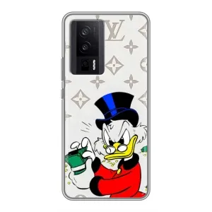 Чехли для Xiaomi POCO F5 Pro - Скрудж МакДак Louis Vuitton (PREMIUMPrint) (Бакси Скрудж)