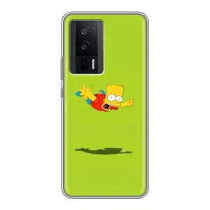 Чjхол з Сімпсонами для Xiaomi POCO F5 Pro (VPrint) (Барт Сімпсон)