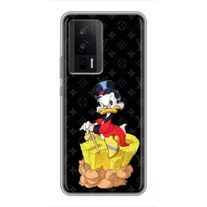 Чехли для Xiaomi POCO F5 Pro - Скрудж МакДак Louis Vuitton (PREMIUMPrint) (Богатство Макдака)