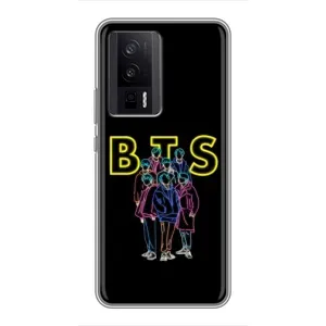 Чехол с принтом «BTS стайл» для Xiaomi POCO F5 Pro