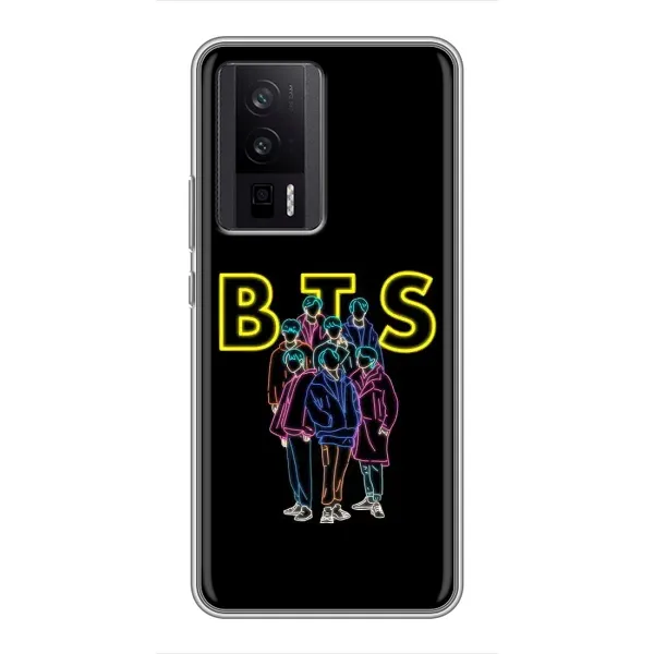Чехол с принтом «BTS стайл» для Xiaomi POCO F5 Pro Чехол с принтом «BTS стайл» для Xiaomi POCO F5 Pro