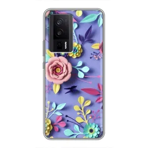 Чохли з квітами для Xiaomi POCO F5 Pro (VPrint) (Дизайн квітів)