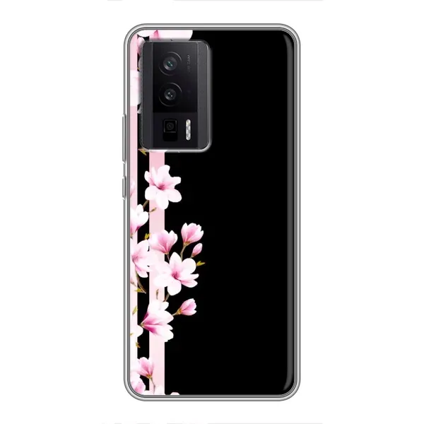 Чохол з принтом «Квіточки» для Xiaomi POCO F5 Pro Чохол з принтом «Квіточки» для Xiaomi POCO F5 Pro
