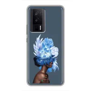 Чехлы (ART) Цветы на Xiaomi POCO F5 Pro (VPrint) (Цветы на голове)