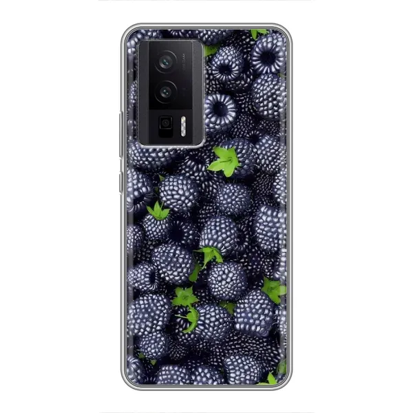 Чехол с принтом «Ежевика» для Xiaomi POCO F5 Pro Чехол с принтом «Ежевика» для Xiaomi POCO F5 Pro