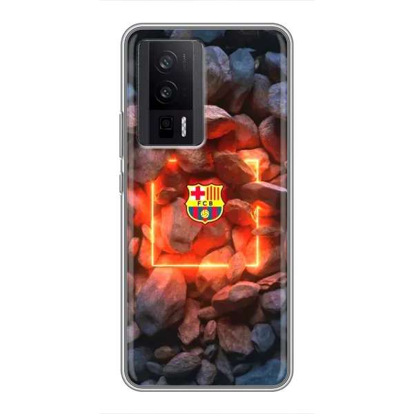 Чехол с принтом «ФК Барселона» для Xiaomi POCO F5 Pro