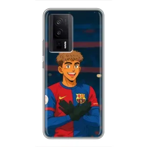 Чехол с футболистом Ламин Ямаль Xiaomi POCO F5 Pro (Футболист Ямаль)