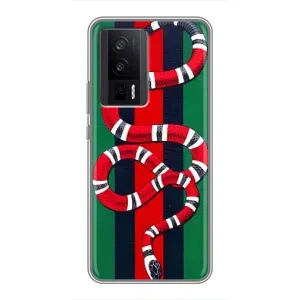Чохол з принтом «Gucci змія» для Xiaomi POCO F5 Pro