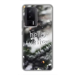 Новорічні, Святкові Чохли для Xiaomi POCO F5 Pro - 2024 год (Hello winter)