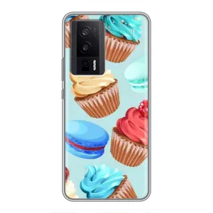 Чохли з фруктами для Xiaomi POCO F5 Pro (VPrint) (Кексики)
