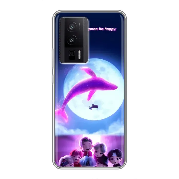 Чехол с принтом «КИТ BTS» для Xiaomi POCO F5 Pro Чехол с принтом «КИТ BTS» для Xiaomi POCO F5 Pro