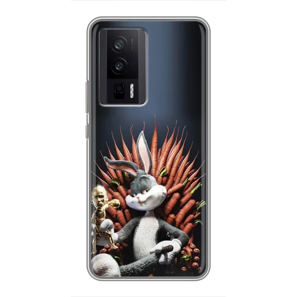 Чехол с принтом «Король Кролик» для Xiaomi POCO F5 Pro