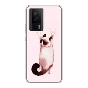 Чохол на Сяомі POCO F5 Про з Котиками (VPrint) (Котик падає)