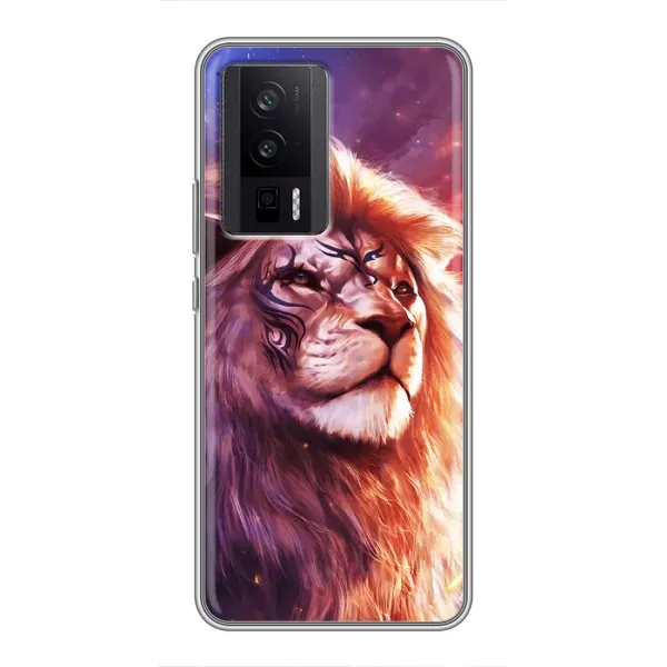 Чехол с принтом «Красочный Лев» для Xiaomi POCO F5 Pro