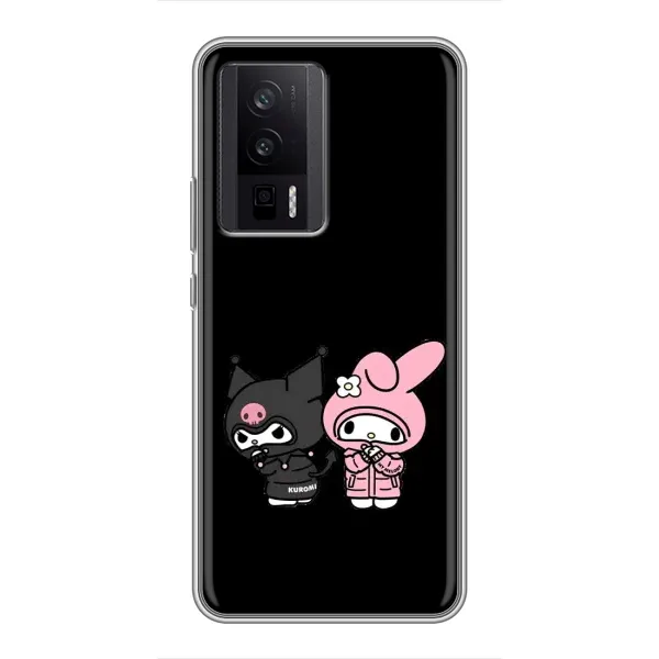 Чехол с принтом «Куроми и Мелоди» для Xiaomi POCO F5 Pro Чехол с принтом «Куроми и Мелоди» для Xiaomi POCO F5 Pro