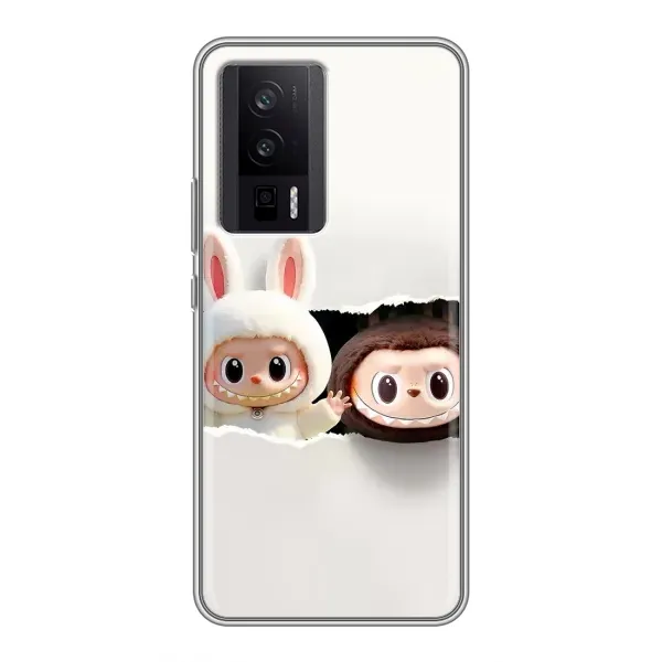 Чохол з принтом «Лабубу» для Xiaomi POCO F5 Pro