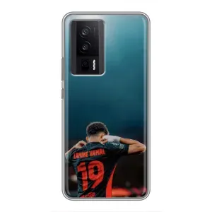Чехол с футболистом Ламин Ямаль Xiaomi POCO F5 Pro (Ламин 19)