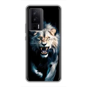 Чохол з картинкою 'Хижаки' для Xiaomi POCO F5 Pro (Лев у темряві)