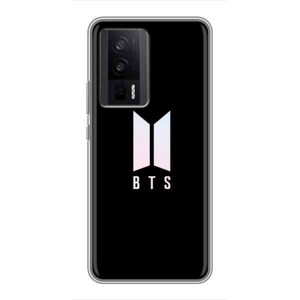 Чехол с принтом «Лого BTS» для Xiaomi POCO F5 Pro Чехол с принтом «Лого BTS» для Xiaomi POCO F5 Pro