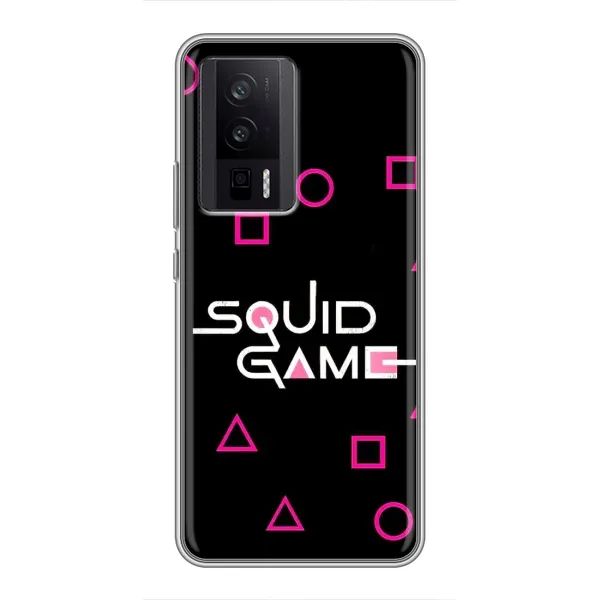 Чохол з принтом «Патерн Гра кальмара» для Xiaomi POCO F5 Pro