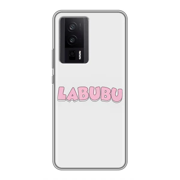 Чохол з принтом «Лого Лабубу» для Xiaomi POCO F5 Pro