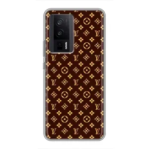 Чехлы Луи Витон для Xiaomi POCO F5 Pro (AlphaPrint - LOUIS VUITTON) (лого LOUIS VUITTON)