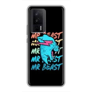 Чохли Містер Біст для Сяомі POCO F5 Про (logo Mr beast)