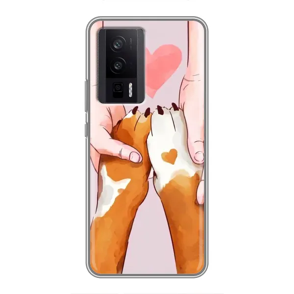 Чехол с принтом «Любовь к собакам» для Xiaomi POCO F5 Pro Чехол с принтом «Любовь к собакам» для Xiaomi POCO F5 Pro