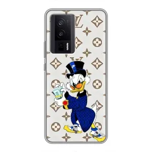 Чехли для Xiaomi POCO F5 Pro - Скрудж МакДак Louis Vuitton (PREMIUMPrint) (Макдак на стилі)
