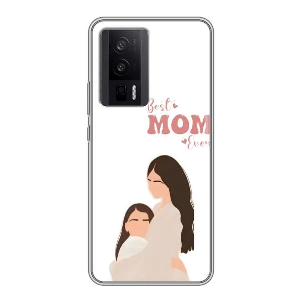 Чехол с принтом «Мама и дочка» для Xiaomi POCO F5 Pro