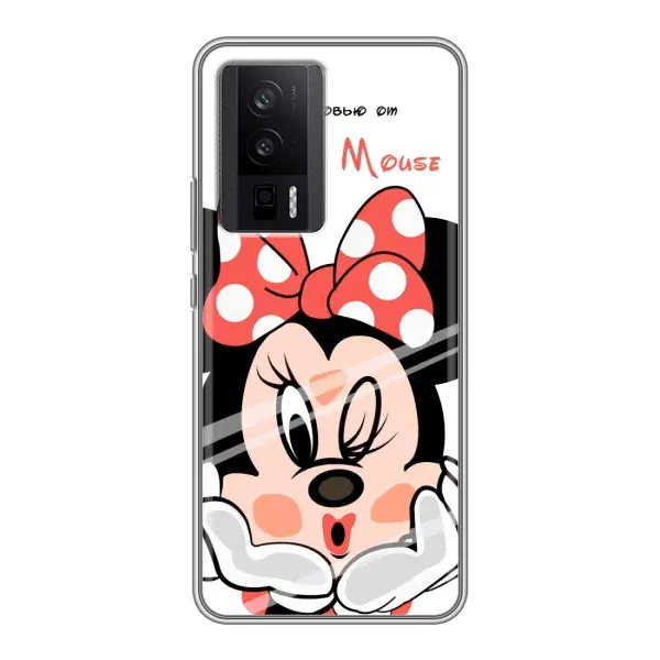 Чехол с принтом «Маус Минни» для Xiaomi POCO F5 Pro