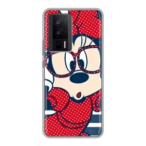 Эксклюзивный чехол для Xiaomi POCO F5 Pro (AlphaPrint - Мультяшные) (Маус в очках)