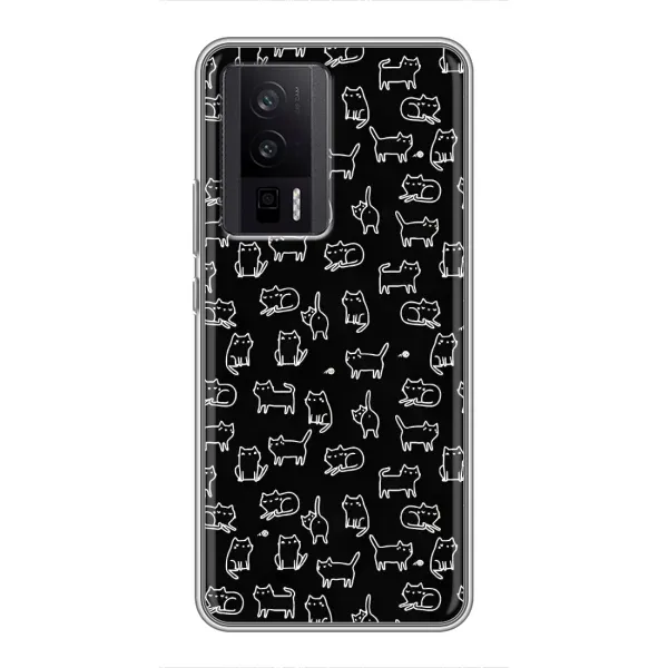 Чехол с принтом «Меленькие котики» для Xiaomi POCO F5 Pro Чехол с принтом «Меленькие котики» для Xiaomi POCO F5 Pro