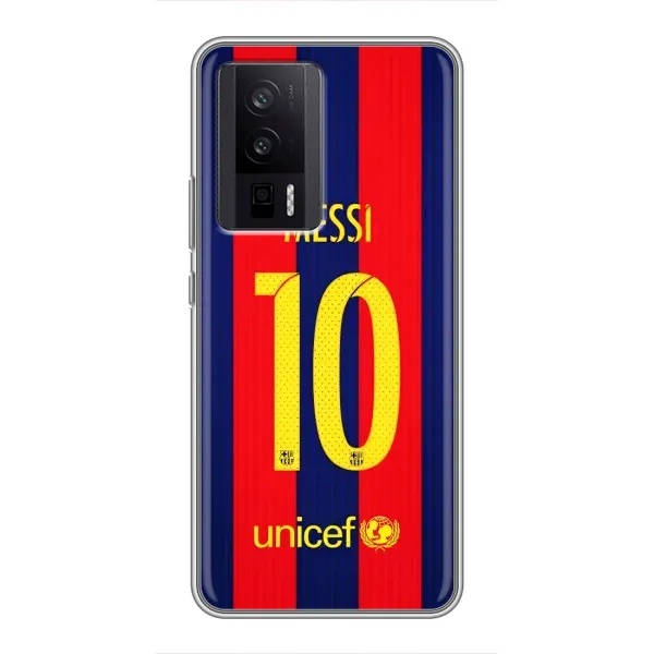 Чехол с принтом «Messi Barca 10» для Xiaomi POCO F5 Pro