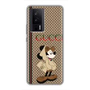Чохол з принтом «Mickey GUCCI» для Xiaomi POCO F5 Pro