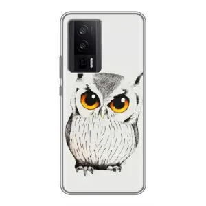 Чехол с птицами на Xiaomi POCO F5 Pro (VPrint) (Милая Сова)